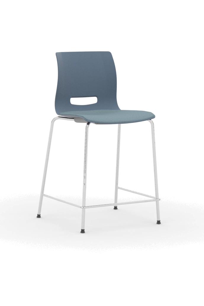 CS8BSCH / High Back Counter Height Stool