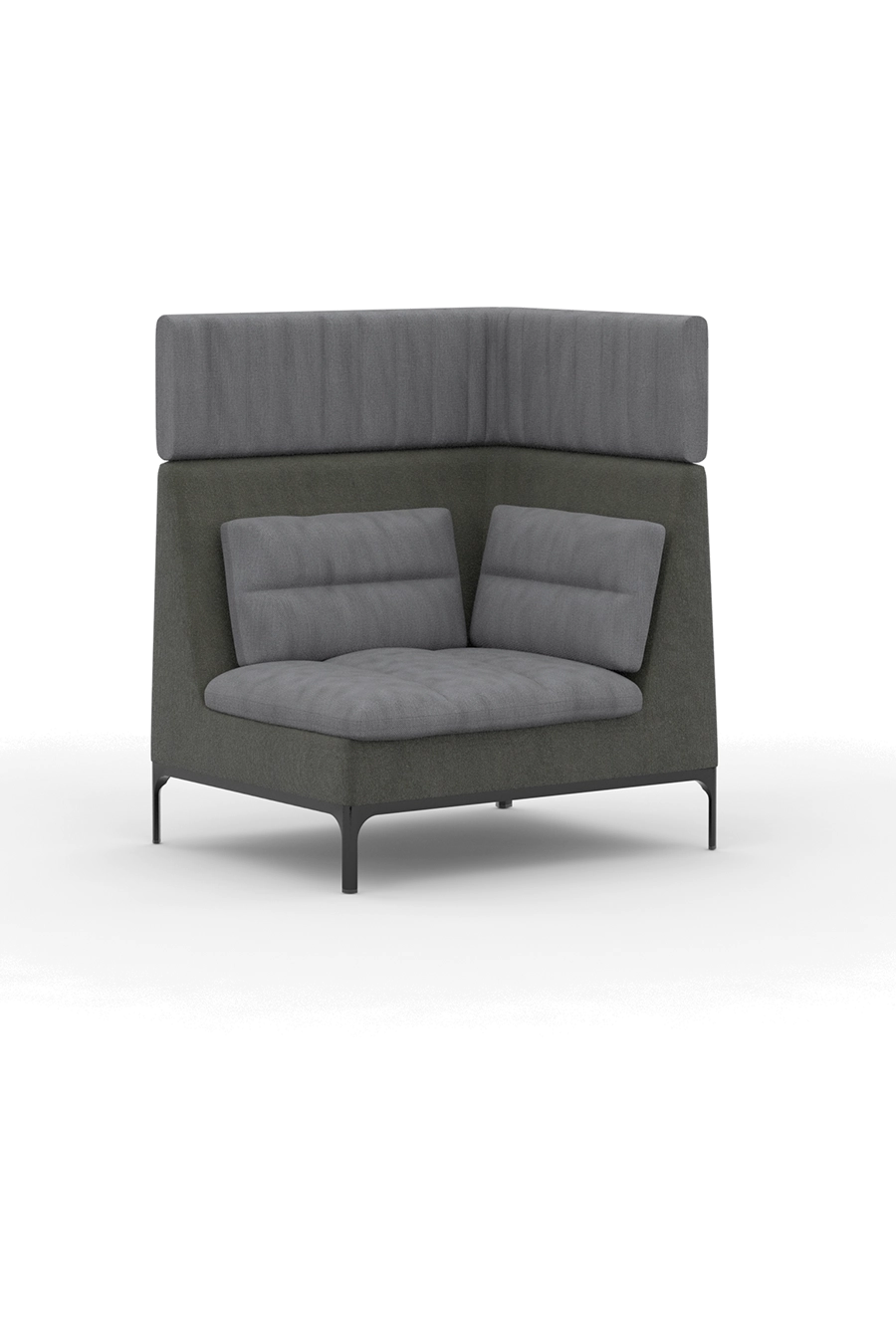 HAM101HRLH / Single Seat Left Hand Corner Unit