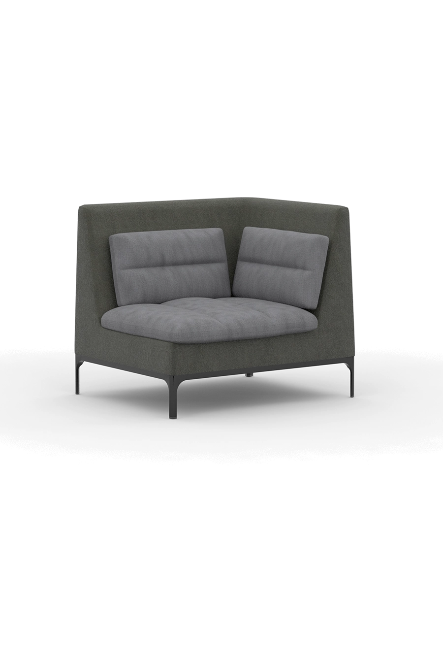 HAM101LH / Single Seat Left Hand Corner Unit