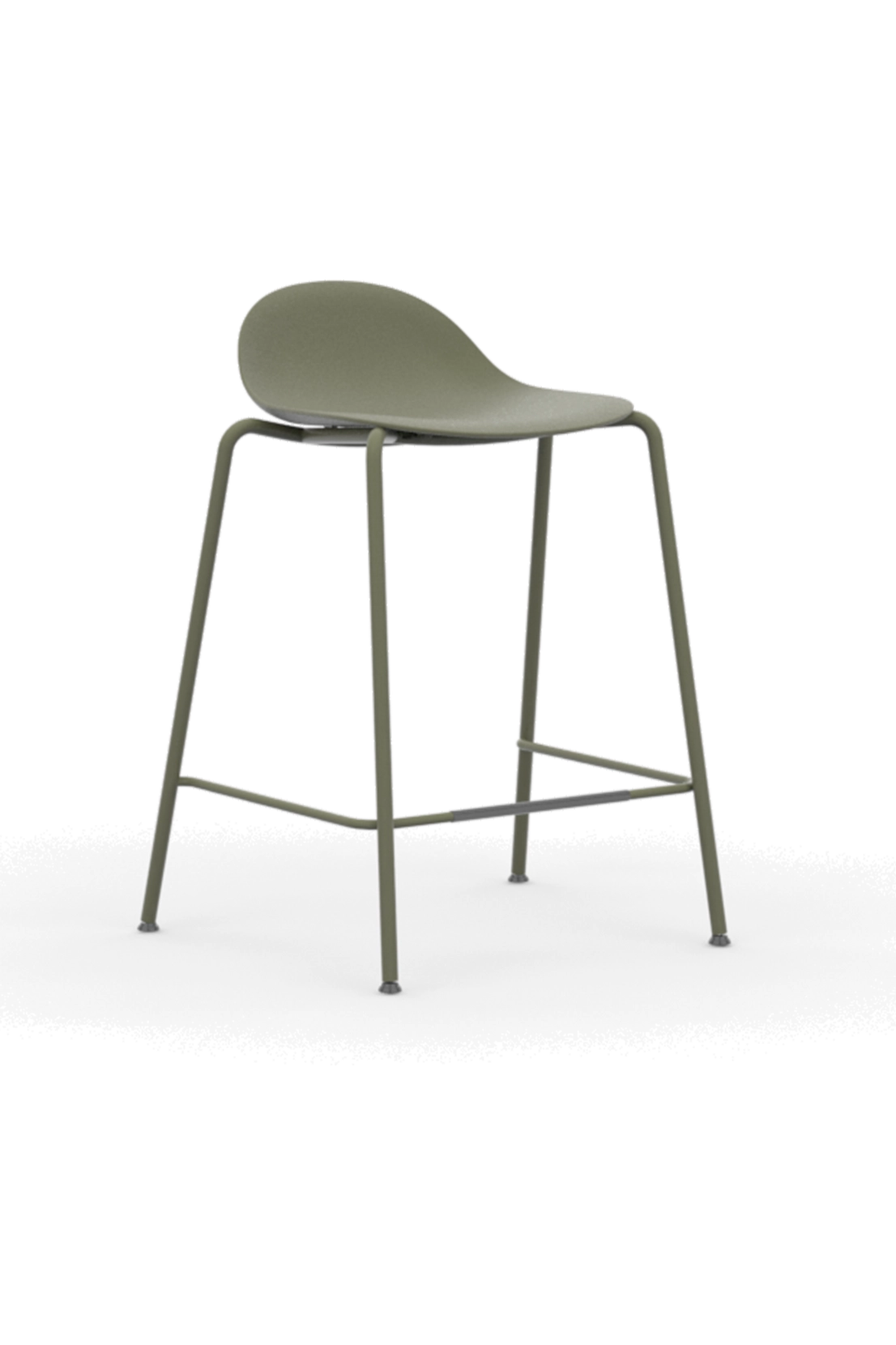 KIN506CH / Low Back Counter Height Stool