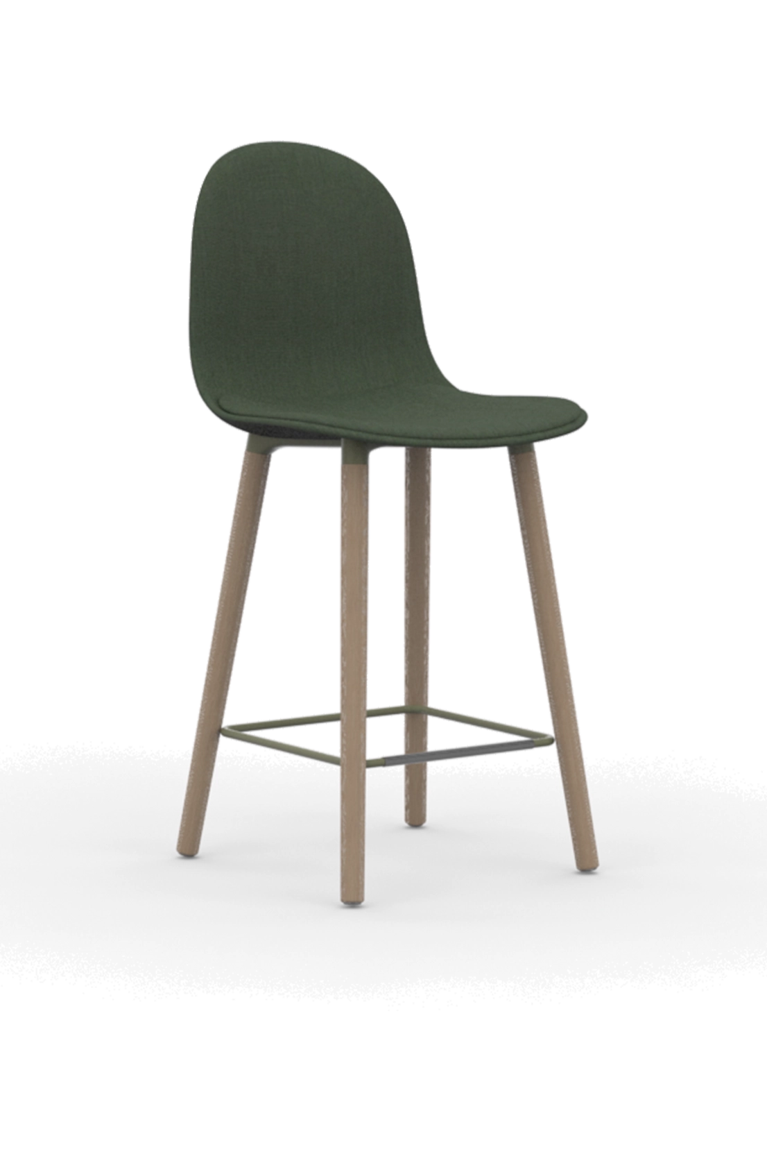 KIN603U3CH / High Back Counter Height Stool